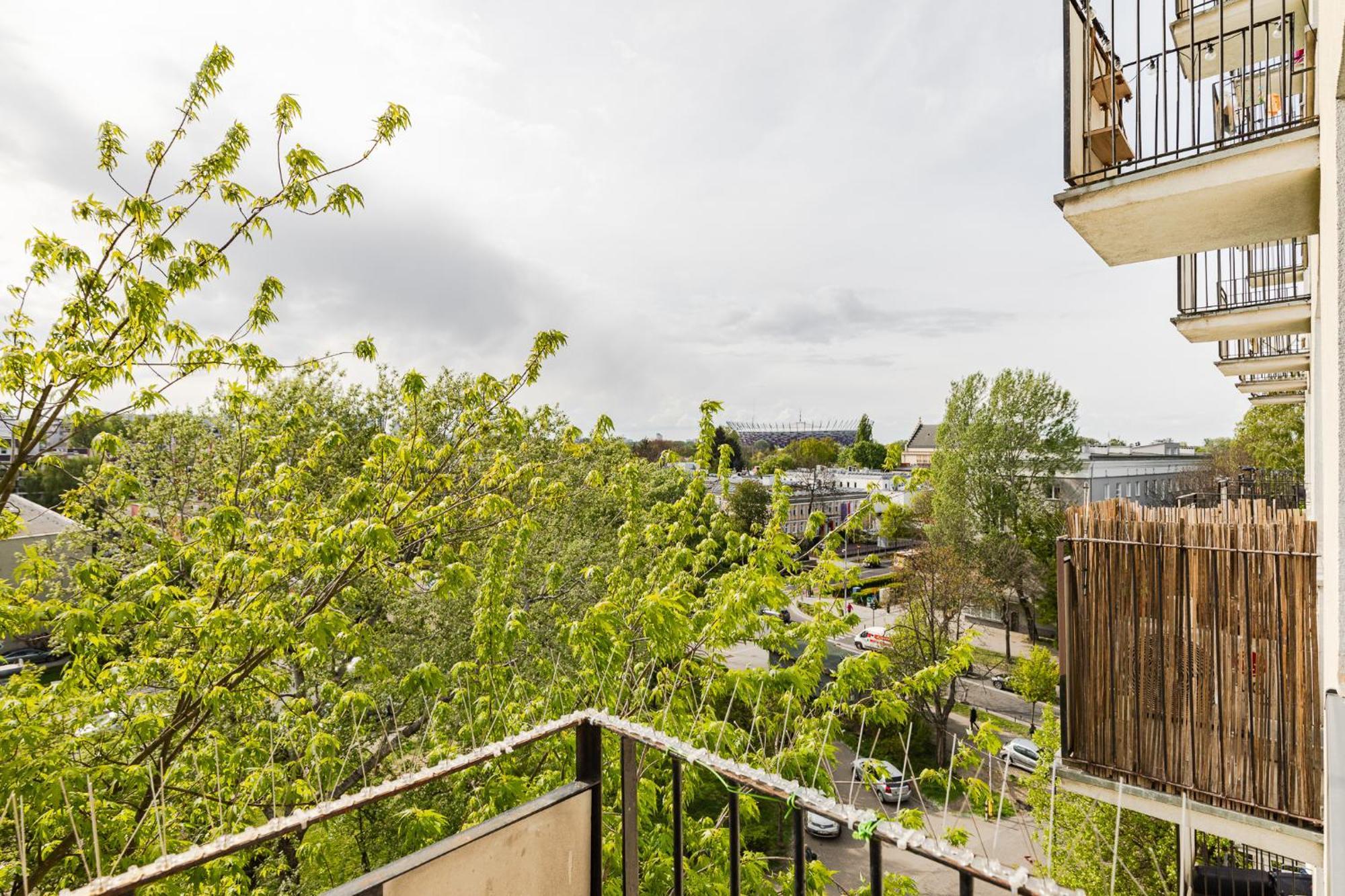 Superapart Saska 48A, Sleek 6Th-Floor Studio With Balcony & Elevator Access Warschau Buitenkant foto