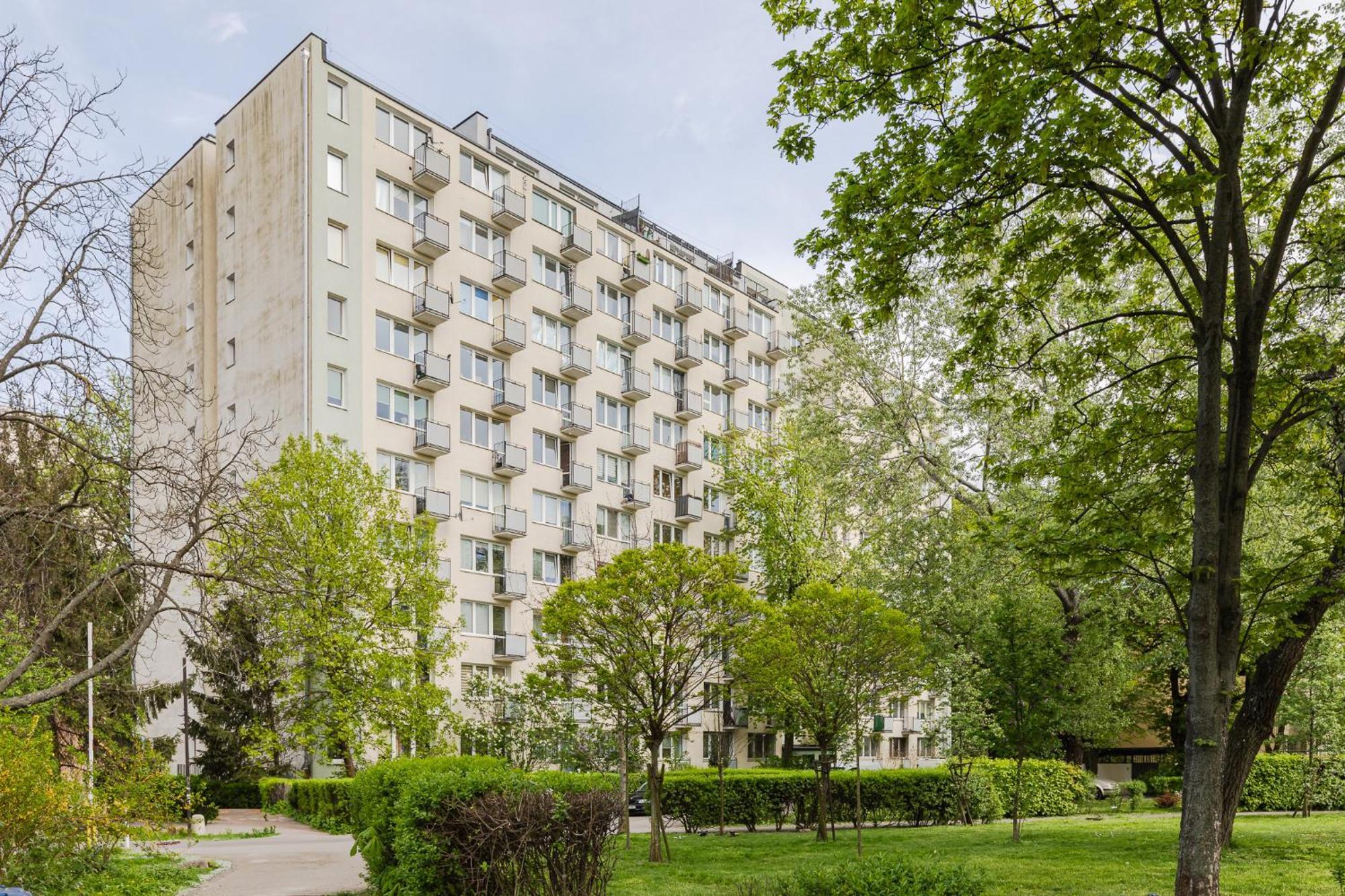 Superapart Saska 48A, Sleek 6Th-Floor Studio With Balcony & Elevator Access Warschau Buitenkant foto